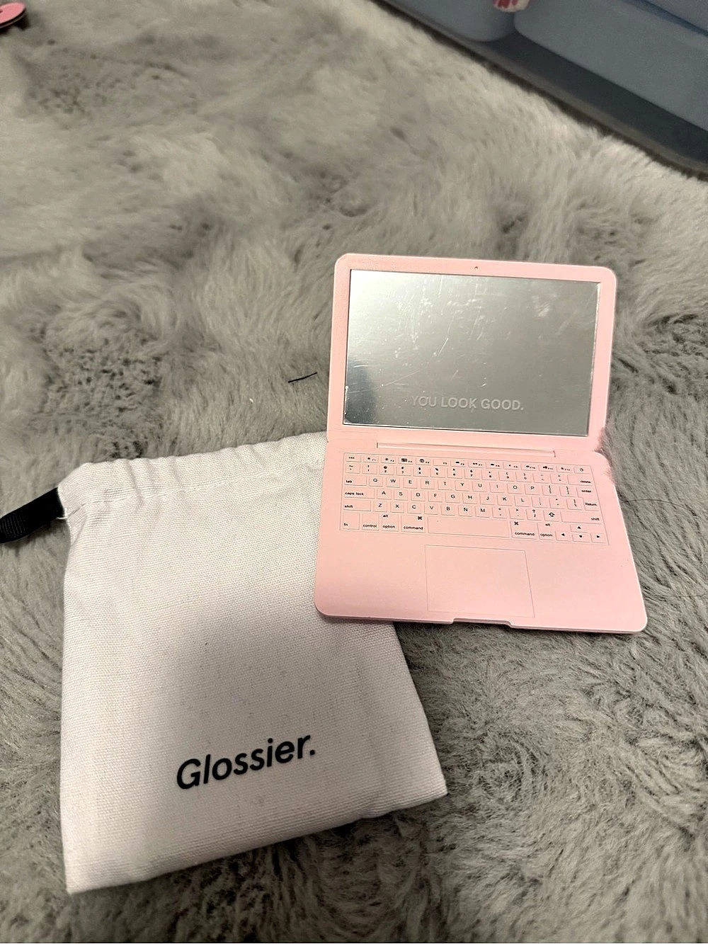 Glossier Mini Laptop Mirror Pink